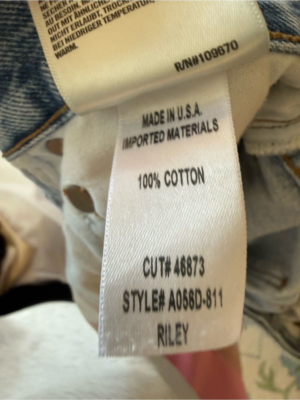 Agolde Riley High-Rise Straight Crop Jeans — Blue Wash - Picture 7 of 11